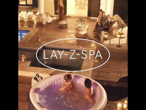 Idromassaggio Gonfiabile Lay-Z-Spa Hollywood AirJet 4-6 Persone – 140 Getti, LED e Riscaldamento 40°C