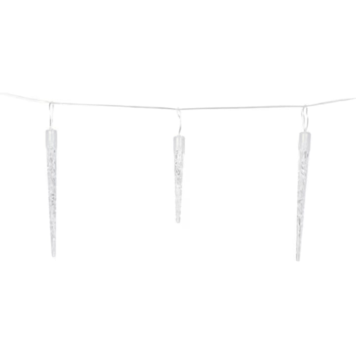 Ghiaccioli Luminosi 72 LED Bianco Caldo – 8 Funzioni con Timer (cod. AX8103120)