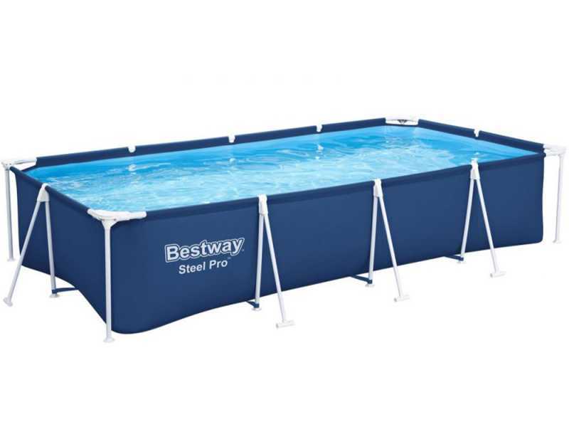 Piscina Bestway Steel Pro 400 x 211 x 81 cm con pompa filtro – Cod. 56424