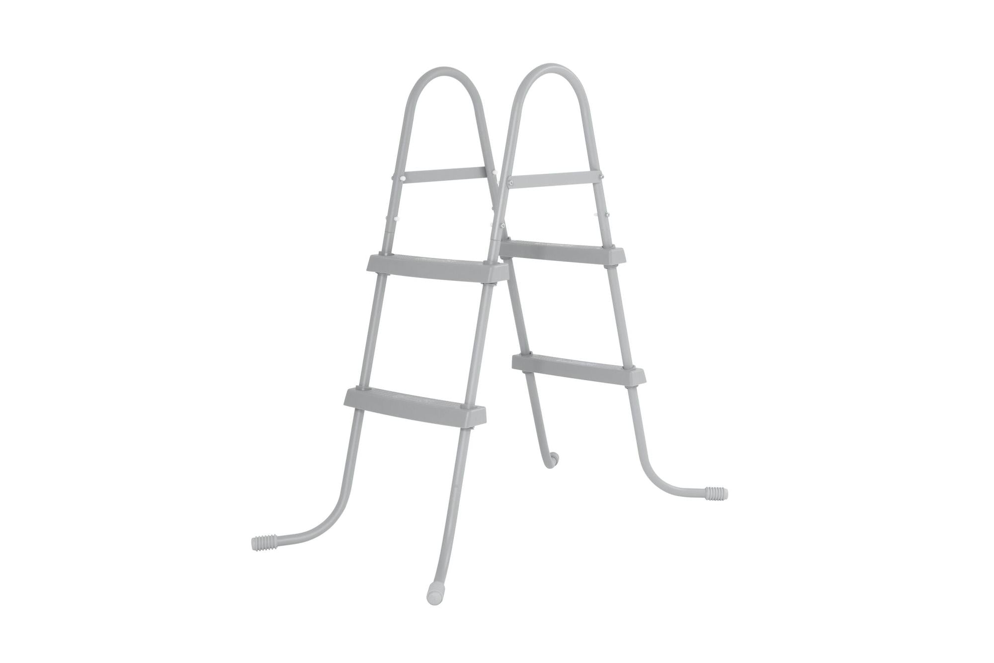 Scaletta per Piscina Fuori Terra 84 cm – Struttura in Metallo Anticorrosione con Funzione Ribaltabile
